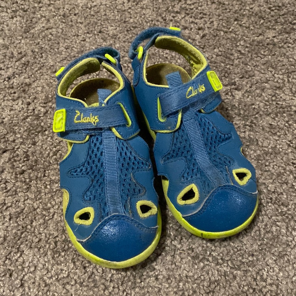 Clarks Toddler Boy Washable Mesh Summer Shoes/Sandals